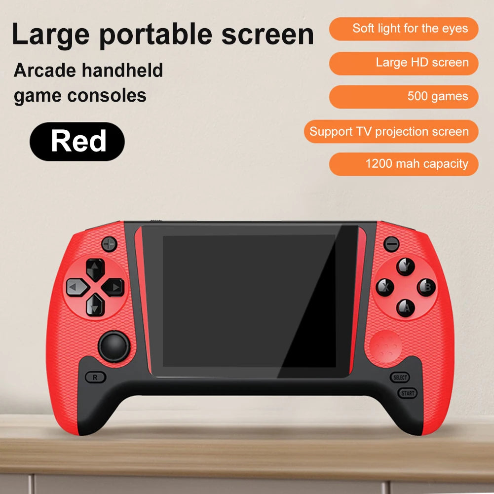 500 Games Retro Handheld Game Console 3.5inch LCD Screen Game Console