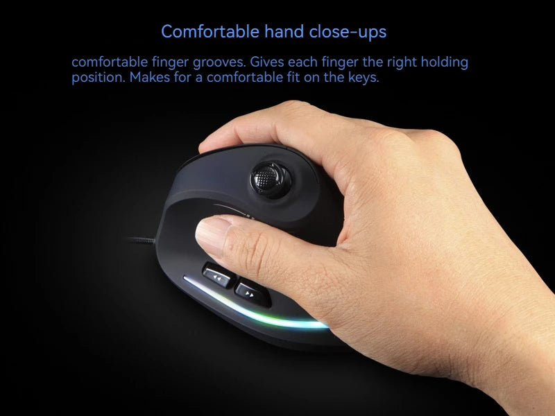 Upright Mouse 11 Key Optical Mouse Programming Gaming Mouse