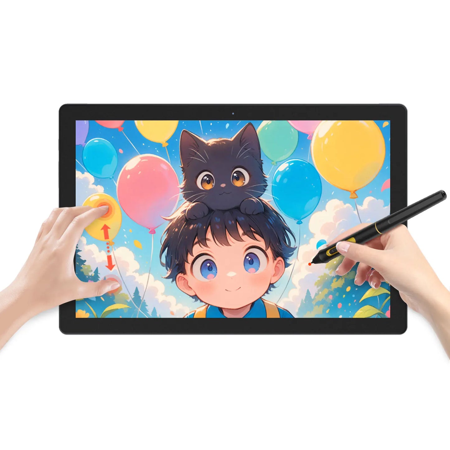 BOSTO BT-101A Portable Graphics Drawing Tablet 10.1 Inch IPS Screen