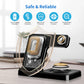 3 In 1 Wireless Charging Station Magnetic Fast Charging 18W Foldable