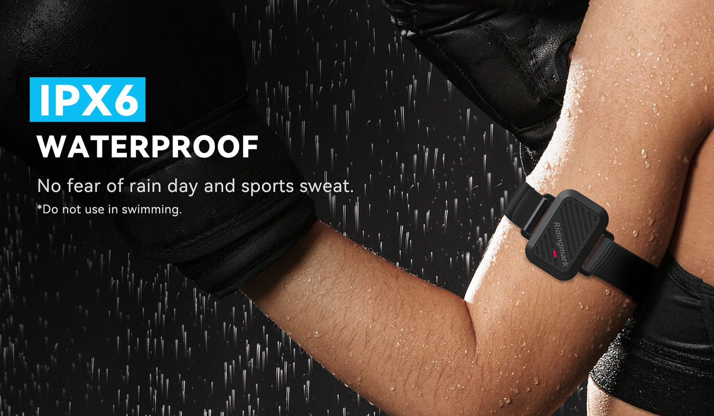 Ridingmark H100 Heart Rate Sensor Wrist Arm Strap Band BLE ANT+ IPX6 Sports