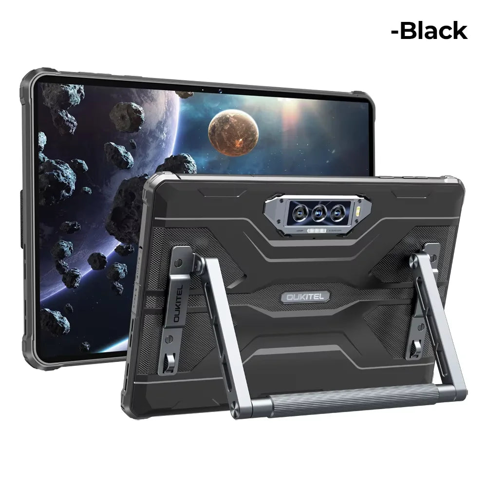 Oukitel RT8 Rugged Tablet G99 48MP Camera, NFC Tablets PC with Stand, Android 15