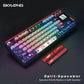 Pro Bluetooth mechanical keyboard 80% TKL low noise switch RGB backlit PBT