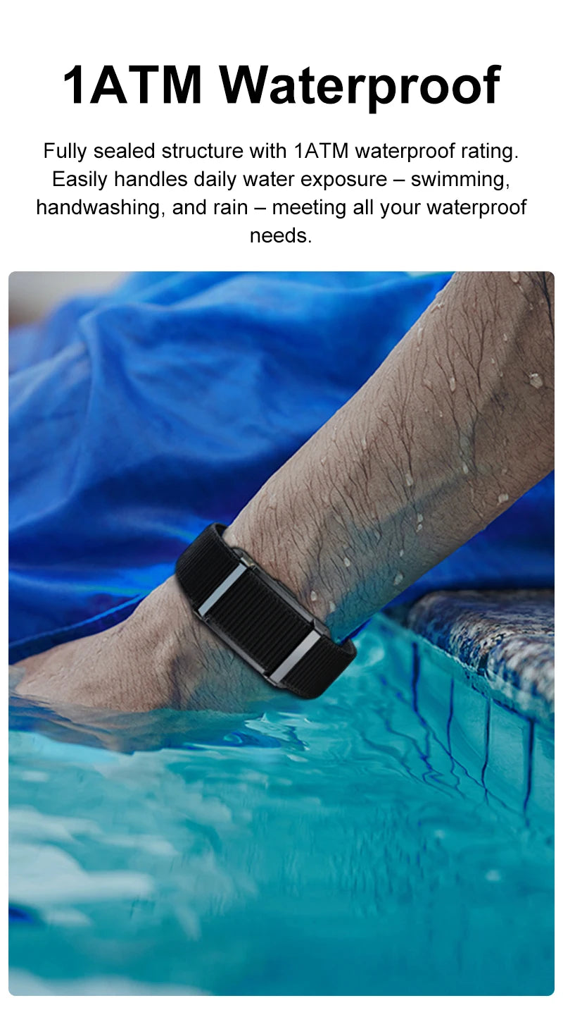 Smart Bracelet Sports Fitness Tracker Health Monitoring Step Count Heart