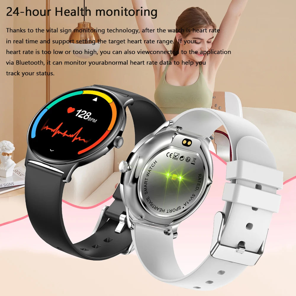 ChiBear Ultra Thin Fashion Smart Watch Women Screen Always Display Time