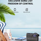 MLOVE BV800 Super-Portable Bluetooth Speaker with FM Radio LCD Screen