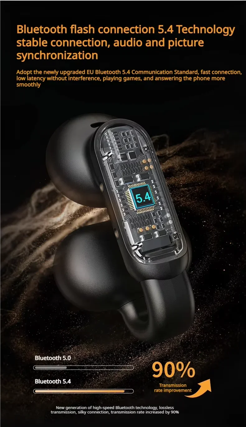 Monster AC601 OWS Bluetooth Gaming Earphones Noise Cancelling Earbuds