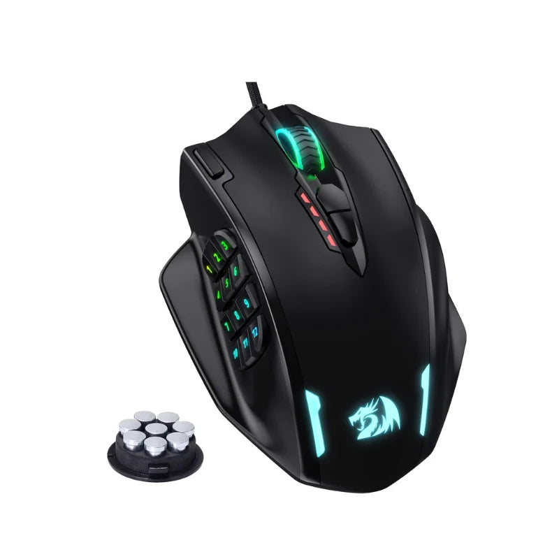 Redragon M908 RGB Backlight LED USB Wired Gaming Programmable Mouse