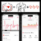 New Accurate ECG Smart Watch Heart Health Analysis Blood oxygen Pressure BT