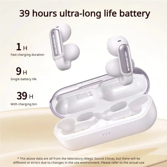 Monster AC601 OWS Bluetooth Gaming Earphones Noise Cancelling Earbuds