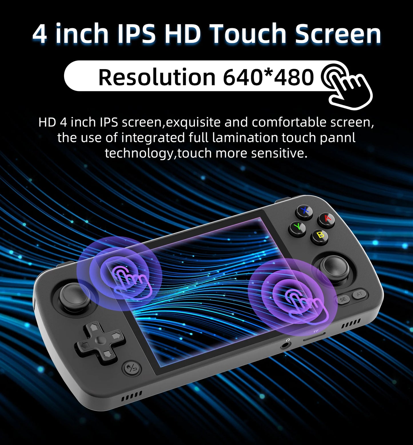 Anbernic RG405M Handheld Game Console 4'' IPS Touch Screen Android12