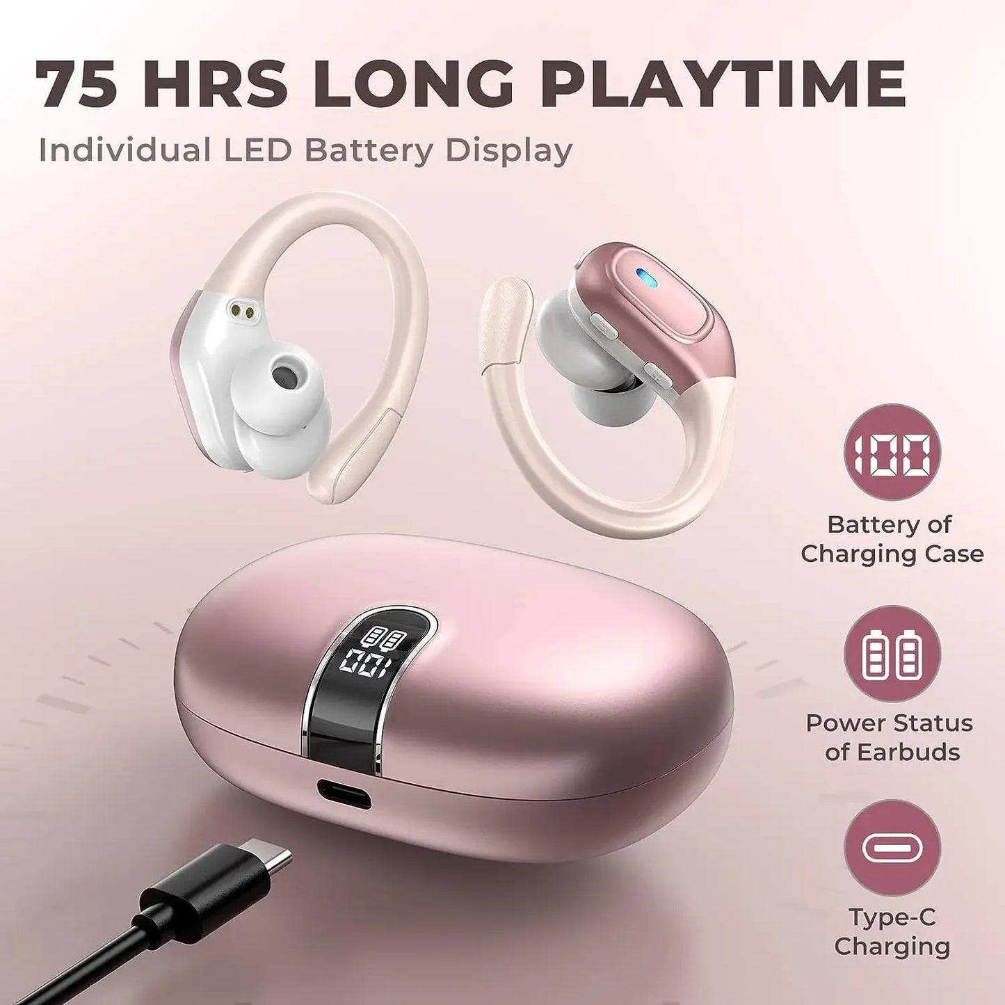 TWS NEW BX28 Wireless Bluetooth Headset 5.3 Earphones Bluetooth