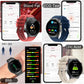 New Accurate ECG Smart Watch Heart Health Analysis Blood oxygen Pressure BT