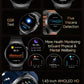 New Accurate ECG Smart Watch Heart Health Analysis Blood oxygen Pressure BT