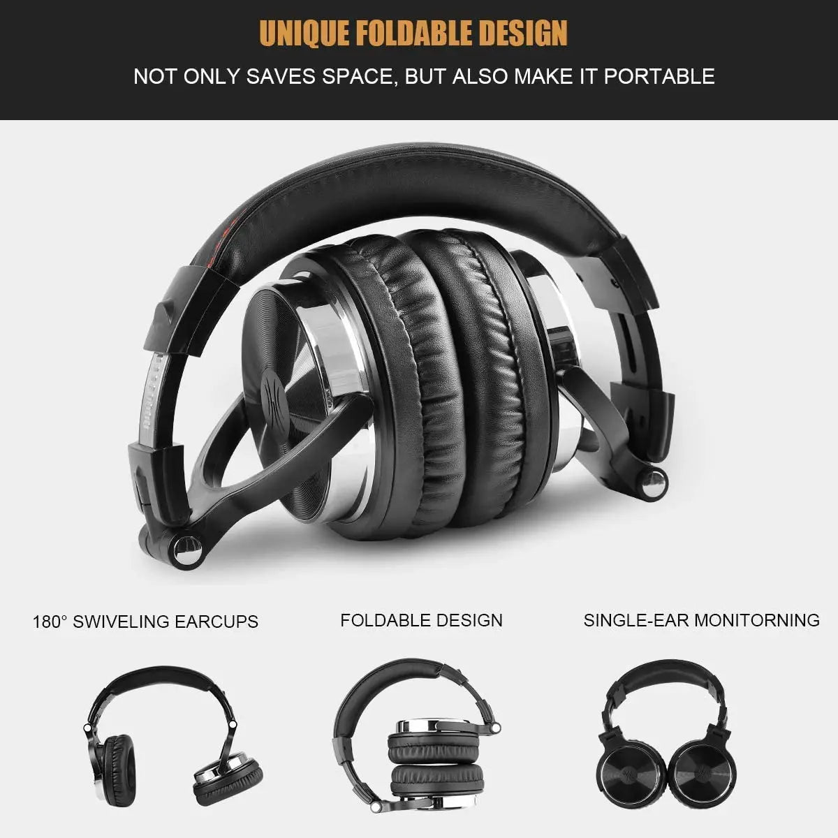 Oneodio Wired Headphones Professional Studio Headphones With Microphone