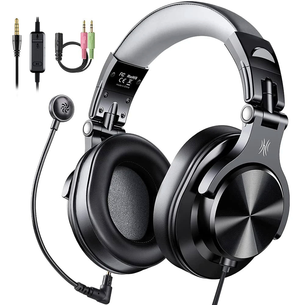 Oneodio Wired Gaming Headset Gamer 3.5mm Over-Ear Gaming Headphones