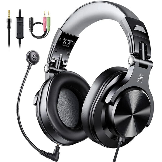 Oneodio Wired Gaming Headset Gamer 3.5mm Over-Ear Gaming Headphones