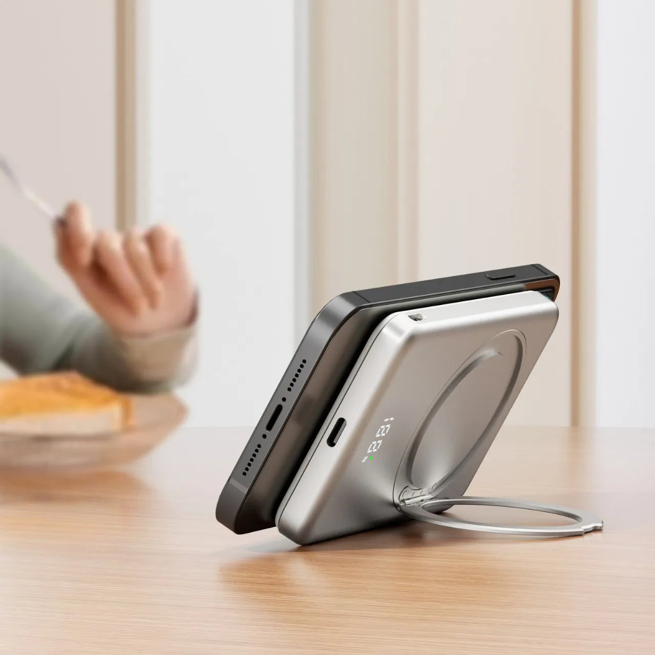 Mini Power Bank for Mag Safe Magnetic Wireless Fast Charger Stand 20W