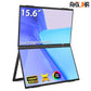 Dual Portable Monitor FHD Laptop Screen Extender Folding Stacked Monitors