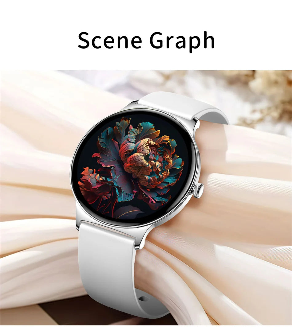 ChiBear Ultra Thin Fashion Smart Watch Women Screen Always Display Time