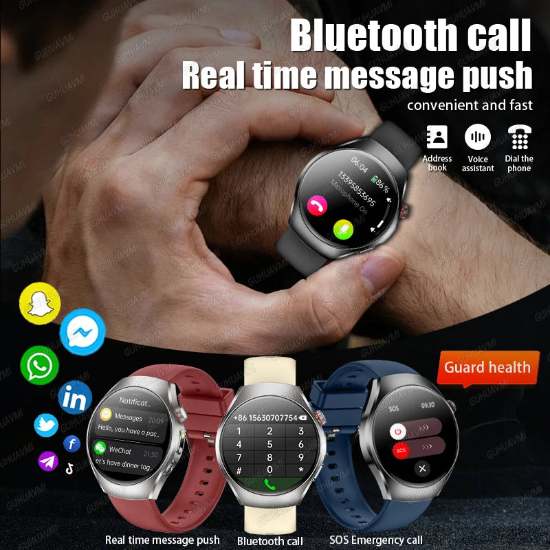 2026 New Accurate Body Health analysis Smart Watch Men ECG Blood lipids Uric