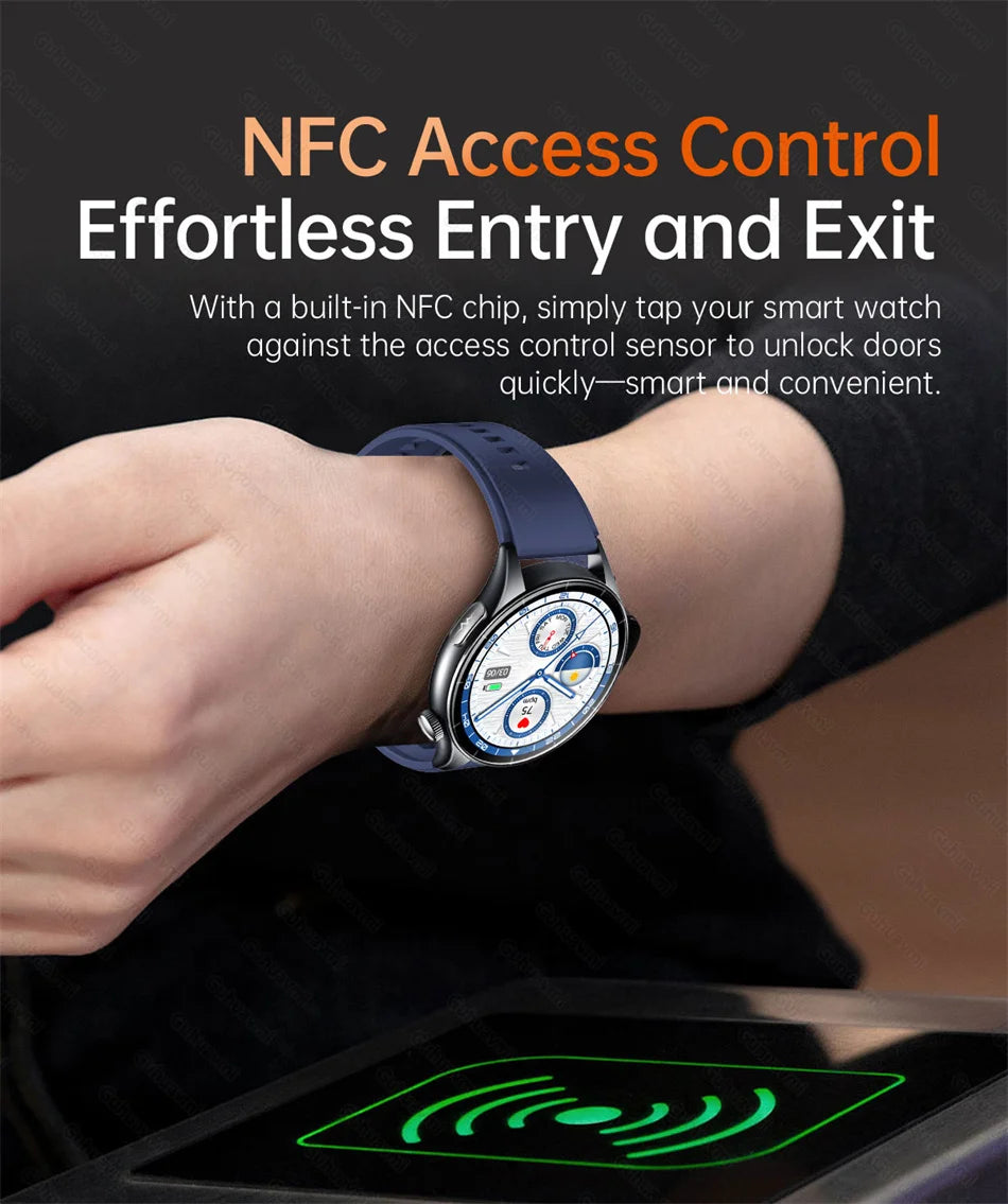 2026 New Smart Watch NFC ECG+PPG Blood oxygen Uric Acid Blood Pressure