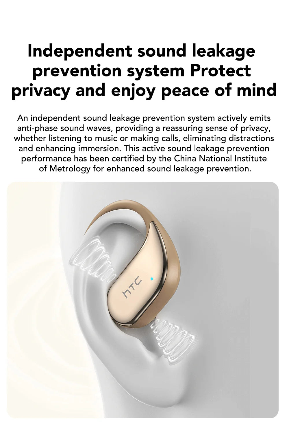 Earphones Bluetooth OWS Sports Wireless Headphones Noise Reduction Earbud