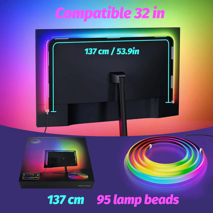 RGB Computer Monitor Screen SYNC Light Strip Backlights Light Bar Sync
