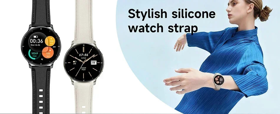 2026New 7.6mm Ultra Thin Women Smartwatch AMOLED Display Bluetooth