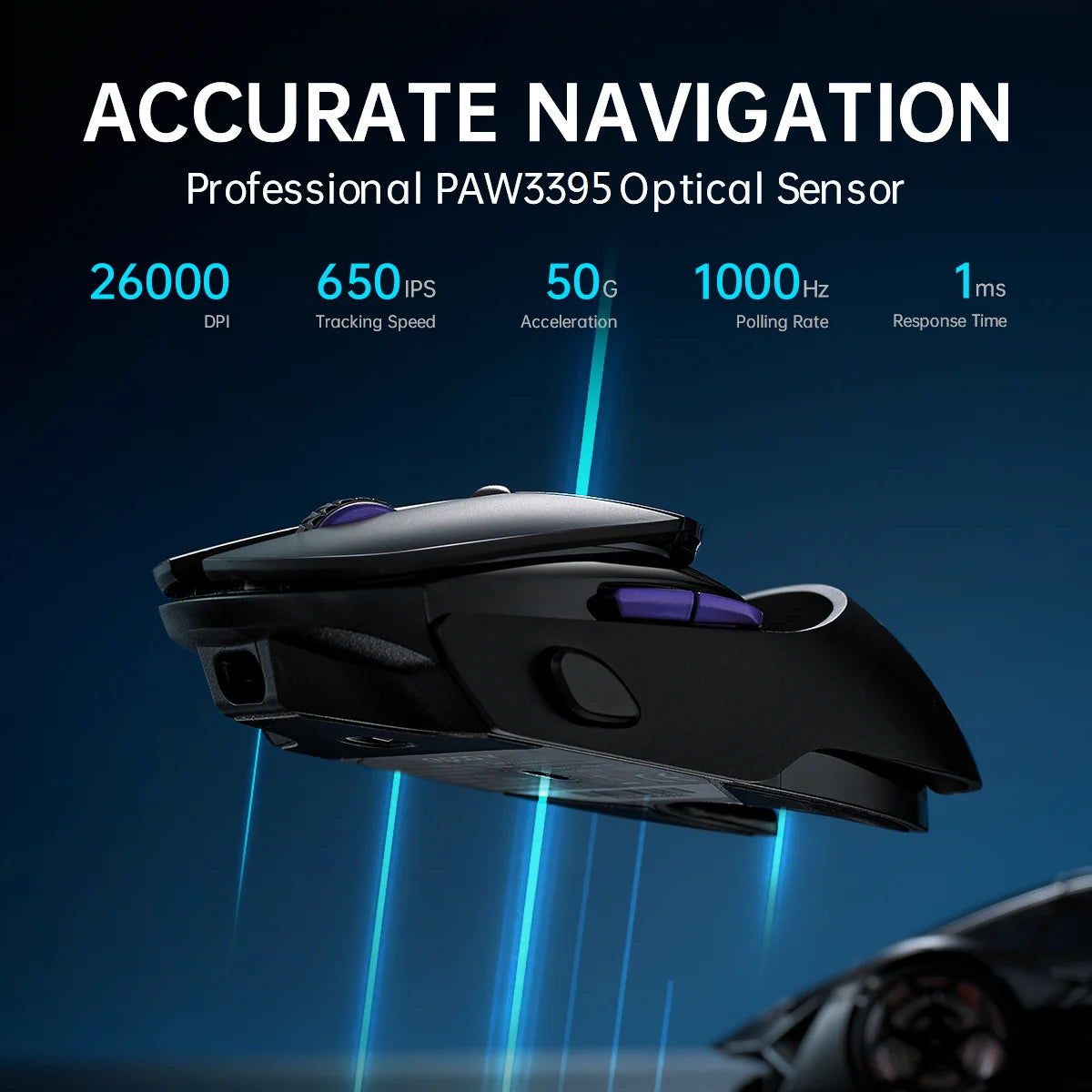 Rapoo VT960PRO Wired/ Wireless Gaming Mouse Sensor Programmable Buttons