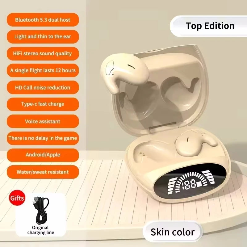 Wireless Bluetooth Earphone Noise Cancelling Earbuds in Ear Buds Mini TWS