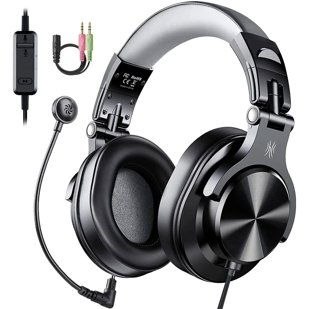 Oneodio Wired Gaming Headset Gamer 3.5mm Over-Ear Gaming Headphones