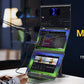 Dual Portable Monitor FHD Laptop Screen Extender Folding Stacked Monitors