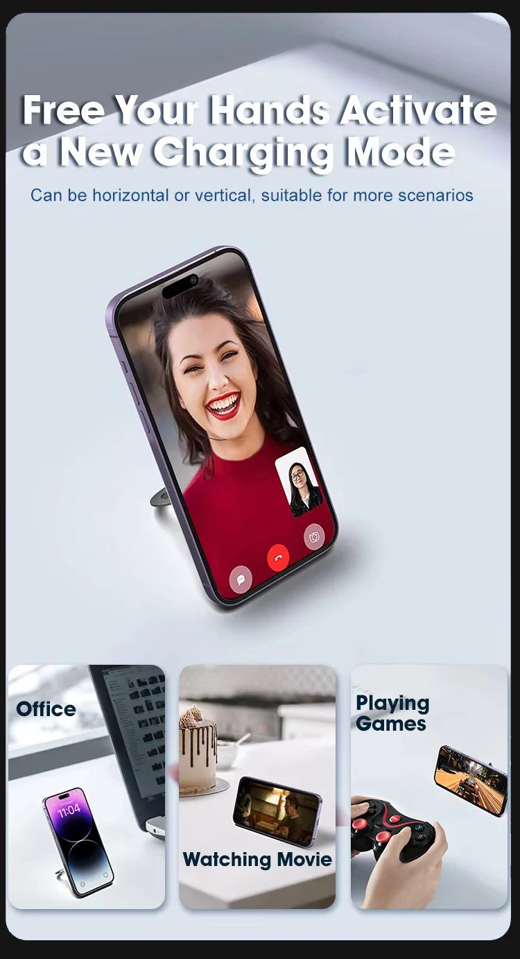 Mini Power Bank for Mag Safe Magnetic Wireless Fast Charger Stand 20W