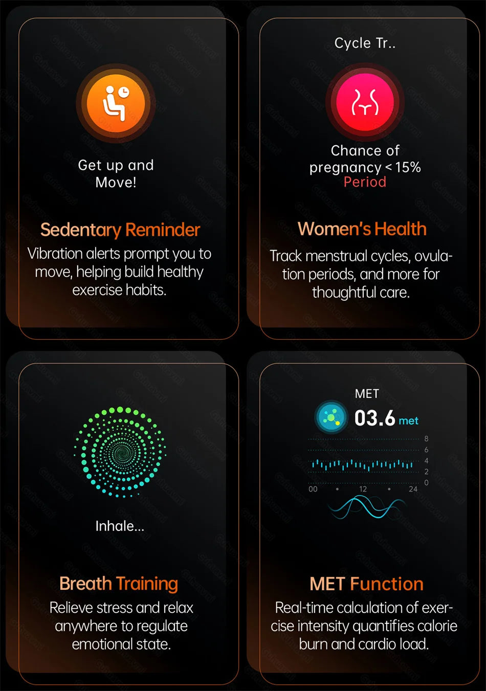 2026 New Smart Watch NFC ECG+PPG Blood oxygen Uric Acid Blood Pressure