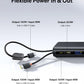 Power Bank Built-In Dual USB-C Cable Fast Charge Digital Display Power Bank
