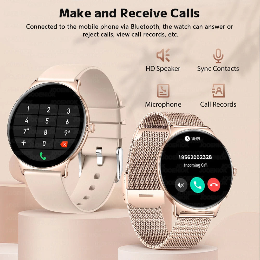 ChiBear Ultra Thin Fashion Smart Watch Women Screen Always Display Time