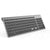 Wireless Keyboard Ergonomic French Keyboard for PC Laptop-Pink/Grey/Silver