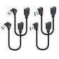 USB 3.0 Right Angle Extension Cable High-Speed Data & Fast Charging