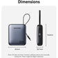 Vention 35W Mini Power Bank PD Fast Charge 10000mAh Portable Power Bank