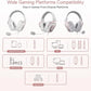 Redragon White Wired Gaming Headset - 7.1 Surround Sound Memory Foam Ear