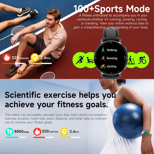 2026New 7.6mm Ultra Thin Women Smartwatch AMOLED Display Bluetooth