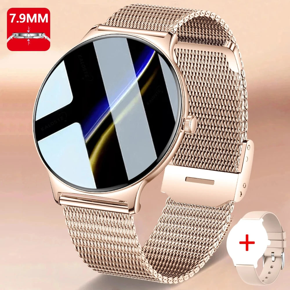 ChiBear Ultra Thin Fashion Smart Watch Women Screen Always Display Time