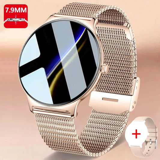 ChiBear Ultra Thin Fashion Smart Watch Women Screen Always Display Time