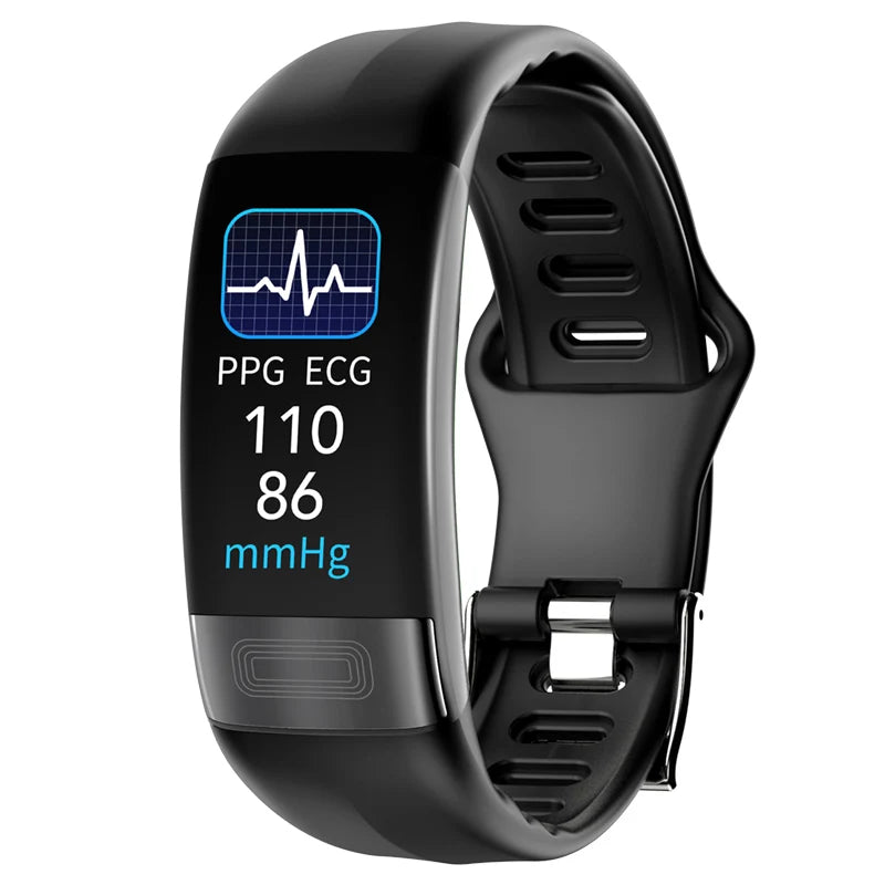 ECG+PPG Smart Wristband Fitness Tracker for Women Men Calorie Blood