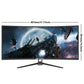 34 CRUA Gaming Monitor 34-inch Curved Ultrawide WQHD Monitor VA Panel Display