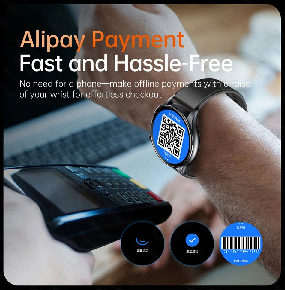 2026 New Smart Watch NFC ECG+PPG Blood oxygen Uric Acid Blood Pressure