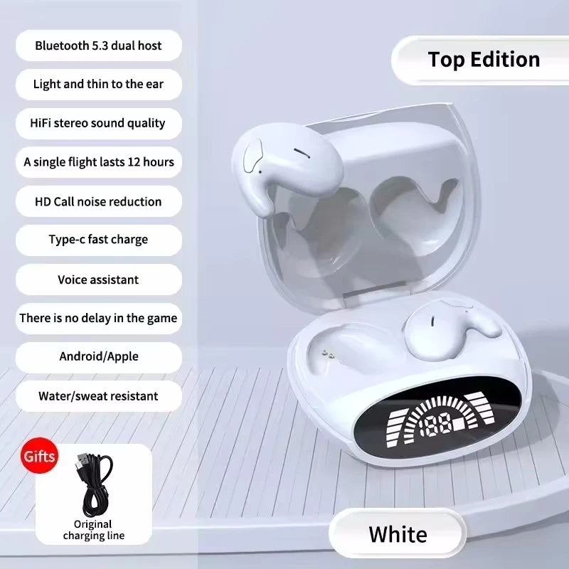 Wireless Bluetooth Earphone Noise Cancelling Earbuds in Ear Buds Mini TWS