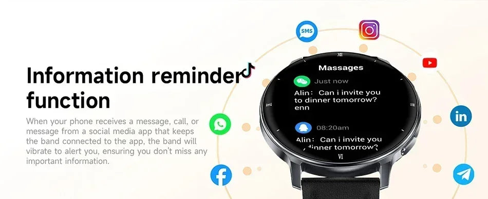 2026New 7.6mm Ultra Thin Women Smartwatch AMOLED Display Bluetooth