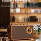 Retro Portable Wireless Bluetooth Speaker High-Quality Powerful Stereo Sound Box